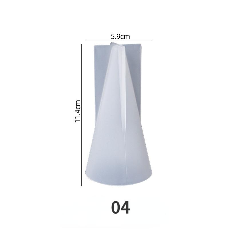Ring Cone Resin Silicone Molds DIY Rings Holder Pyramid Epoxy Casting Candle Mold Jewelry Display Stand Wedding Decor