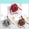 Bear Pendant Mini Water Bucket Bag With Zipper Closure For Daily Use
