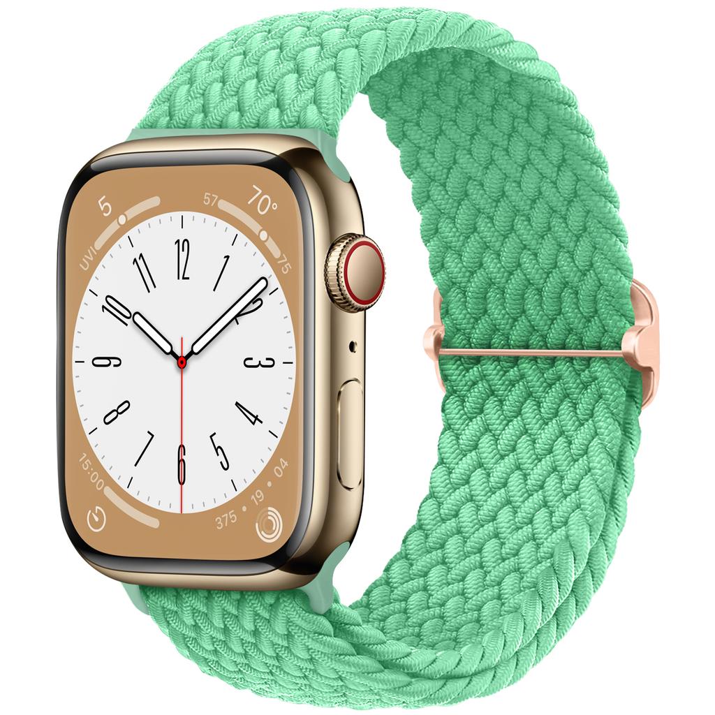 Braided Solo Loop Strap For Apple watch band 44mm 40mm 49mm 45mm 41mm Elastic Nylon bracelet iWatch series 8 3 se 6 7 Ultra 2 9