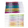 Complete Set of 8 Crochet Hooks Plastic Handle Knitting Needle for Sweater Weaving
