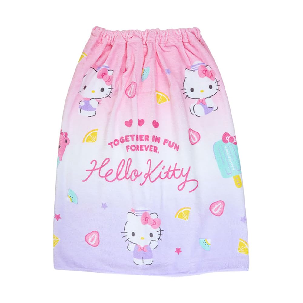 Sanrio Hello Kitty Wrap Towel 70cm x 115 x Character SANRIO 004588 (70 1cm)
