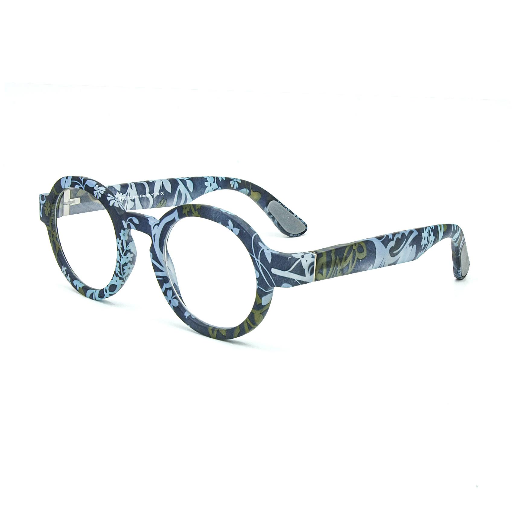 

Round Shaped Shaped Frame Presbyopia Eyeglasses Bold Thick Design Lightweighted Flexible Metal Hinge Anti-Slip Temples Comfort In Vogue 3