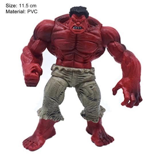 4 stk Hulk Figur Realistisk Samleobjekt Langvarig Marvel Avengers Hulk Actionfigur Julegave
