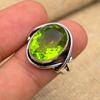 Bezaubernder handgefertigter Schmuckring aus 925er Sterlingsilber mit Peridot-Edelstein für Frauen