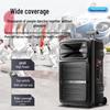 Newsmy A12 Outdoor Portable Bluetooth Trolley Speaker with Dual Mics CN plug (adapter included)