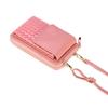 IELGY Ladies Solid Color Woven Pattern Messenger Bag with Large Capacity