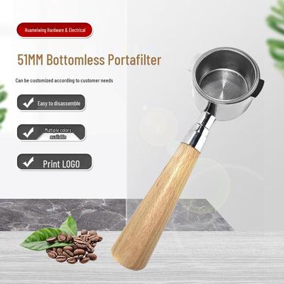 Portafiltro Sin Fondo DeLonghi de 51 mm para Cafeteras Italianas – Accesorios de Tres Orejas y Dos Orejas