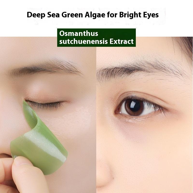 60 Stück feuchtigkeitsspendende grüne Augenmaske zur Feuchtigkeitsversorgung mit Algen