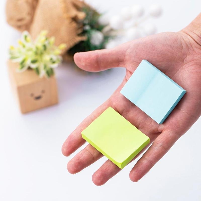 8 Pcs Aesthetic Note Pad Simple Memo Pad Easy To Write Multifunctional Notepads Colorful Sticking Notes