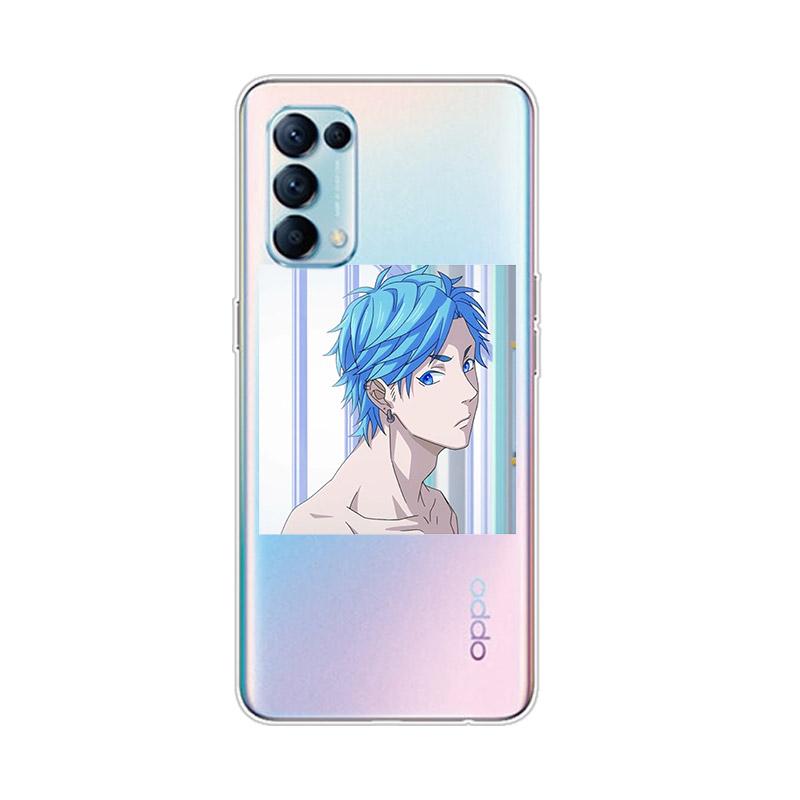 Anime Yarichin Club For OPPO Reno7 SE 6 5 Z F 4G 5G Find X2 X3 Neo Lite Pro Plus Transparent Soft Phone Case Coque
