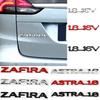 Insignia Cromada Metálica 3D Letras 1.8-16V Pegatina Emblema para Maletero Trasero Guardabarros de Coche Para Vauxhall Astra 1.6 Zafira Optima Corsa Accesorios