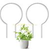  8PCS Decorative Plant Supporters Rack Acrylic Materials Indoor Outdoor Gardening