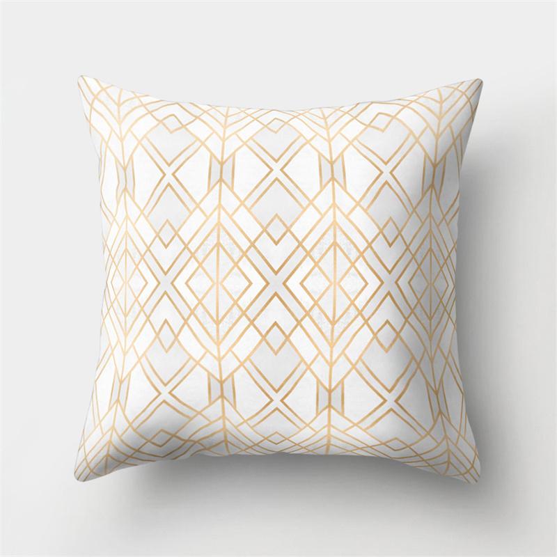 45x45cm Geometric Patchwork Pillowcase Custom Irregular Polyester Cushion Cover Sofa Living Room Bedroom Pillowcase Home Decor