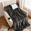 Electric Heating Blanket - 9 Heating Levels, Smart Thermostat, Flannel & Lambskin, Washable (Nap Blanket / Body Warmer)