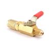 Refrigerant Valves Charging Hoses Brass Straight Ball Valves for Manifold Gauges