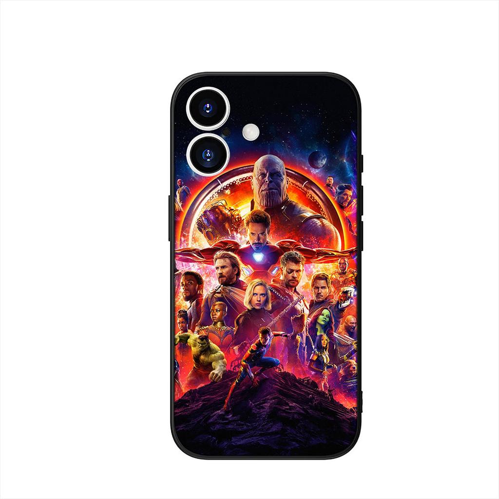 for Samsung Galaxy A07 A13 A12 A14 A23 A50 A51 A52 A53 A70 A71 A72 Note 20 9 8 10 Case Marvel Avengers Endgame Superhero Thanos