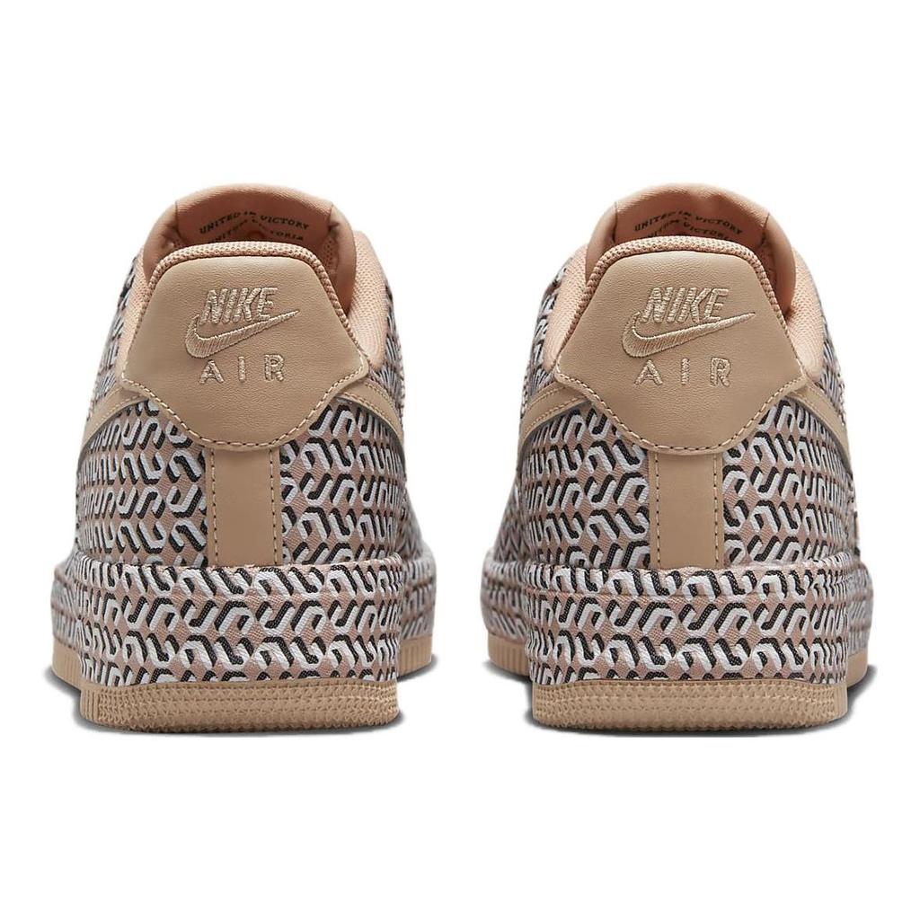 Nike Air Force 1 LX מאוחדים בניצחון - נעלי סניקרס לנשים מקנבוס בצבע חום-שחור-לבן פסגה DZ2789-200