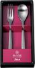 Yokoyama Cutlery Set, Tsubame-no-Takumi, Black, 2-Piece Set (Coffee Spoon and Fork), ECTB-300