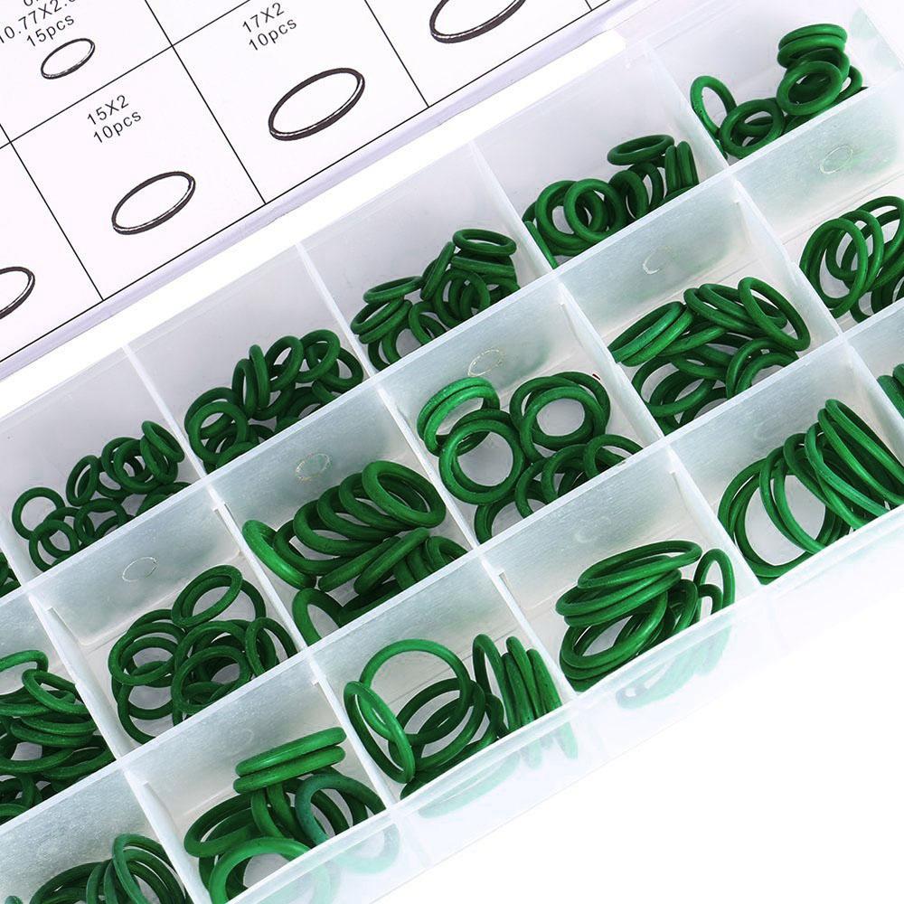 270pcs Car HNBR A//C System Air Conditioning O Ring Seals Set Assortment Kit Tool
