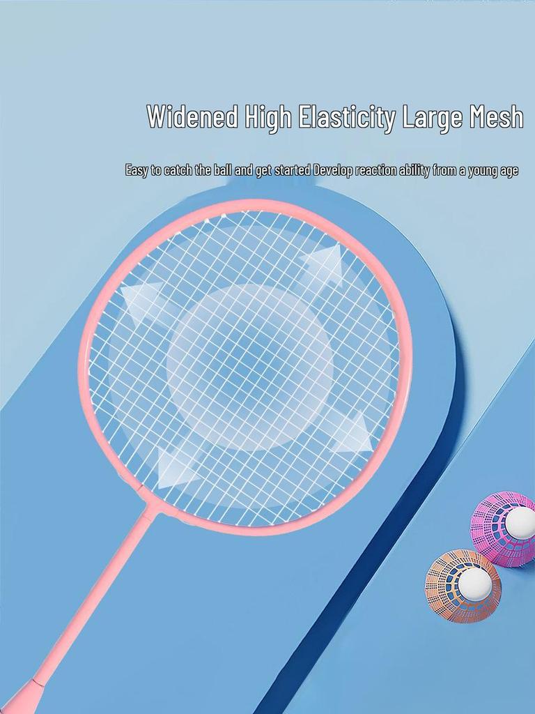 Children's Ultra-light Durable Badminton Racket for Ages 3-12 - Ideal for Kindergarten and Primary School Students