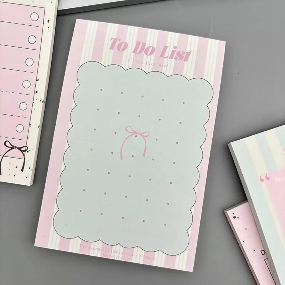 200 sheets Candy colored minimalist A7 notebook, fresh girl Instagram style student study memo message