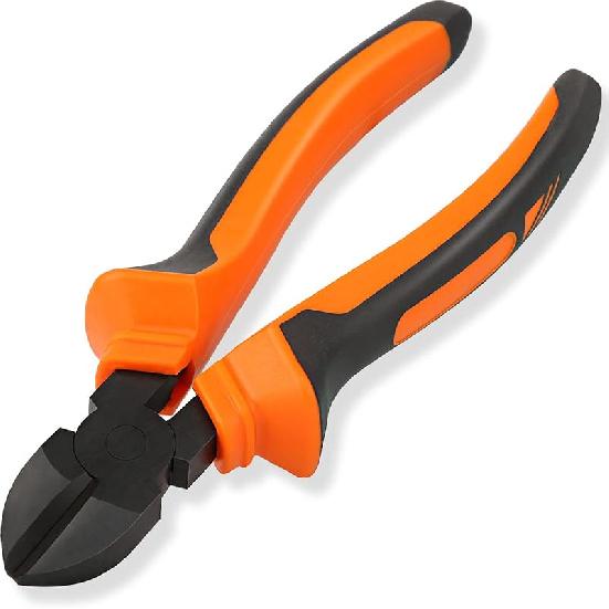 BOENFU 5 inch Precision Flush Cutters Multi-functional Wire Snips, Ideal for Model, Electronics, Sprue Cutting, and All Precision Cutting Tasks