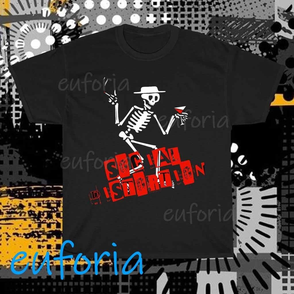 Social Distortion Logo T-Shirt Funny Size S to 5XL XL