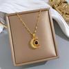 Colorfast 100 Languages Moon Projection Necklace for Women - Versatile Clavicle Chain, Ideal Birthday Gift