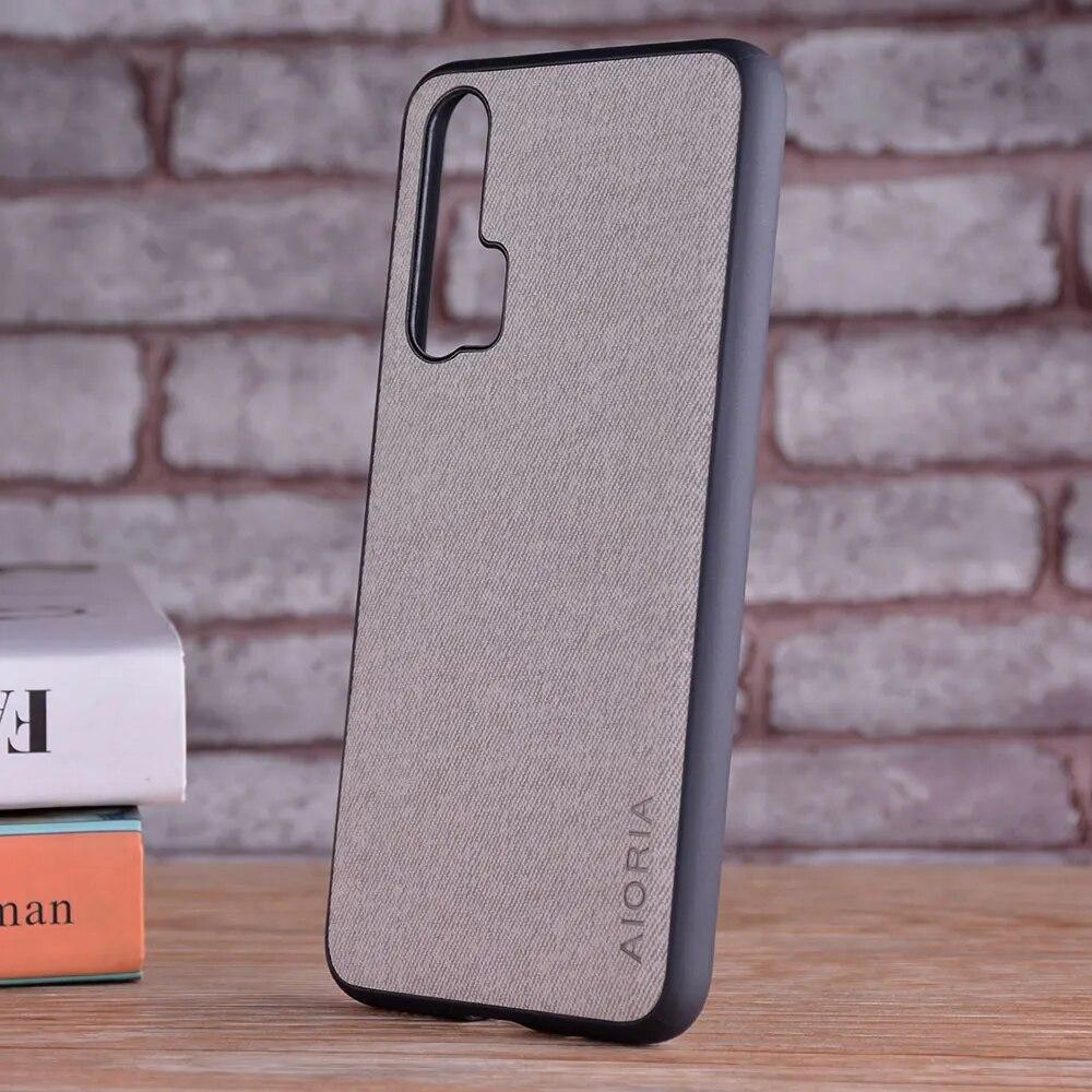 

Чехол для Huawei Honor 20 20 Pro 20S, чехол, роскошный текстильный кожаный чехол из ТПУ, мягкий чехол для телефона из ТПУ для Huawei Honor 20, чехол 6.15 Honor 20S