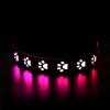 Luminous Dog Collar LED Dog Collar 3 Modes, USB Rechargeable Belt Collar Pink M