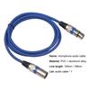 Audio Cable Shielded Anti-interference 100/180cm 3Pin XLR Male To Female Microphone AUX Cord for Mixer