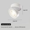 Folding Surface-Mounted Adjustable LED Spotlight for Hallway and Background Wall