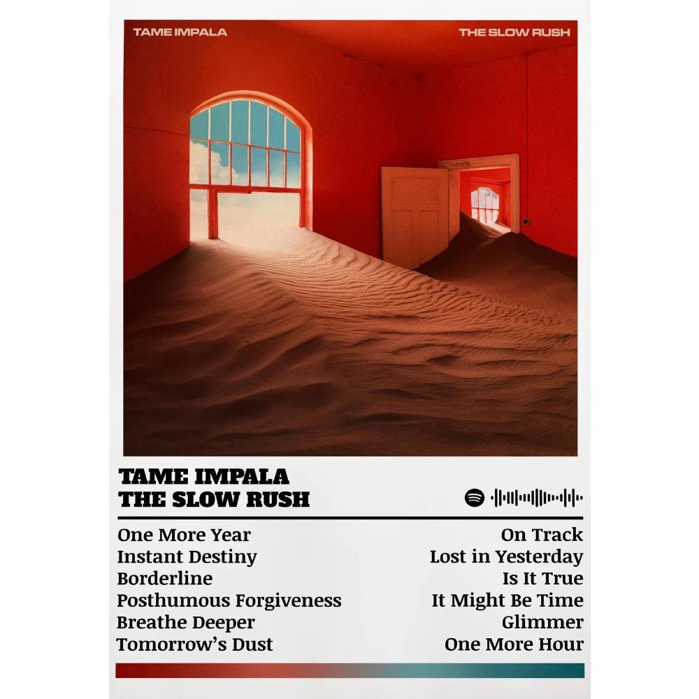Berühmte Rapper Rock Tame Impala Poster Album Cover Drucke Popmusik Band Currents Leinwandbild Wandbilder Heim Raum Dekoration