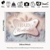 2D Elegant "Baby It's Cold Outside" Winter Themed Backdrop for Photoshoot