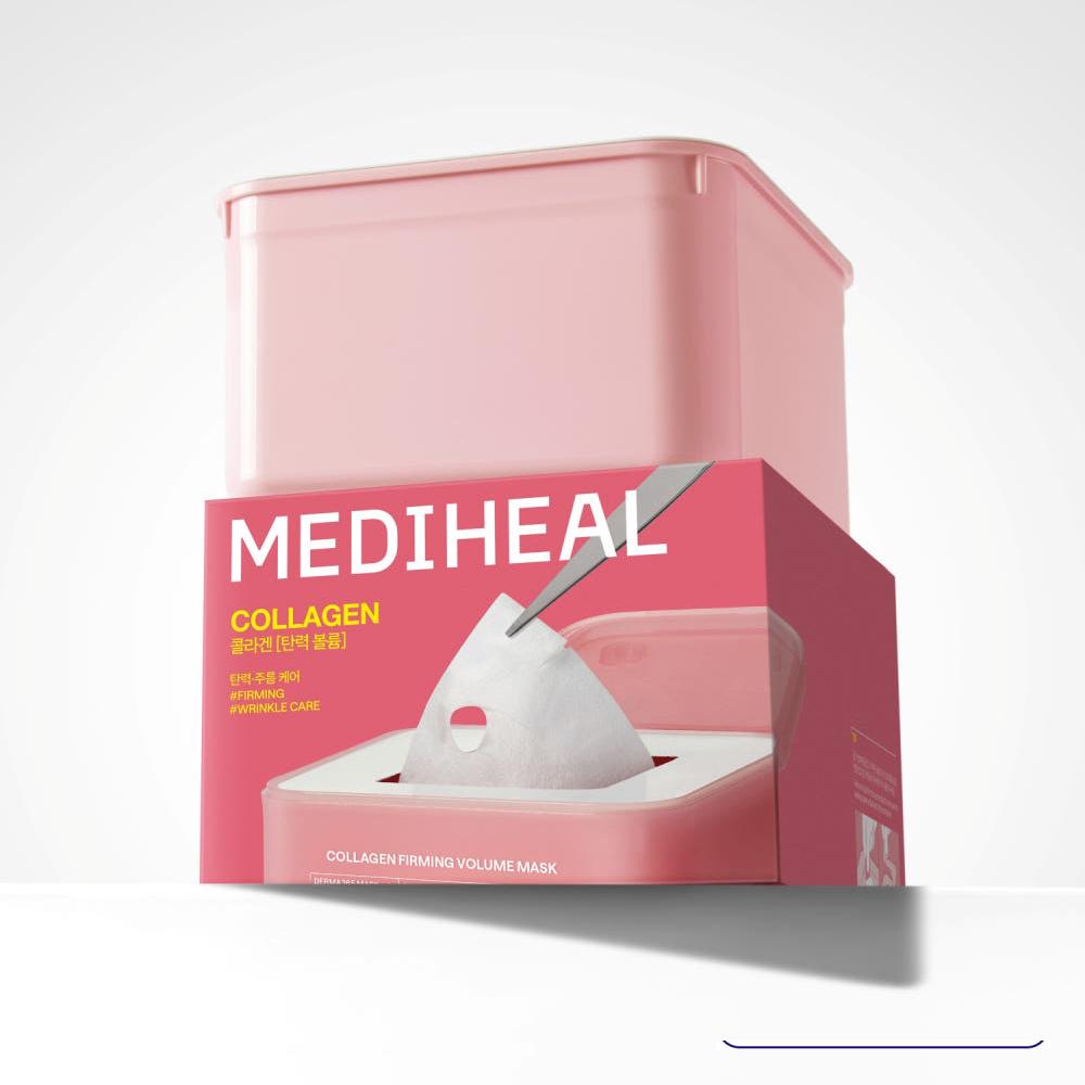 Mediheal Derma 365 Pick & Use Daily Sheet Mask 30 Sheets 4 Types | Madecassoside / Tea Tree / Collagen / PDRN | Refill Available