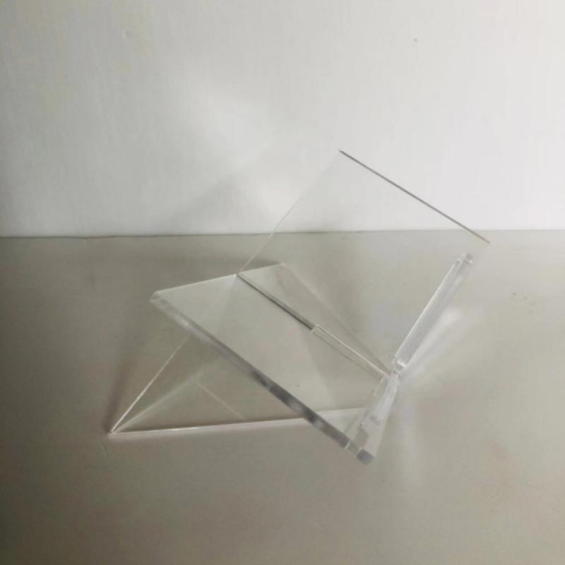 Acrylic Book Holder, Open Bookstand for Display Reading Cookbook, Magazine,