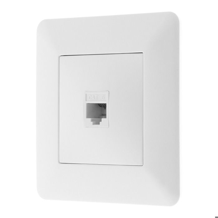 Prise réseau RJ45 CAT6 - Blanc - Artezo - Zenitech
