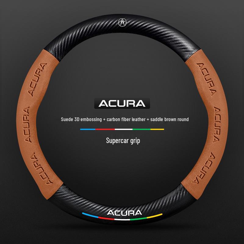 Acura CDX 2016-2021 Ultradünne Carbonfaser Wildleder Lenkradabdeckung