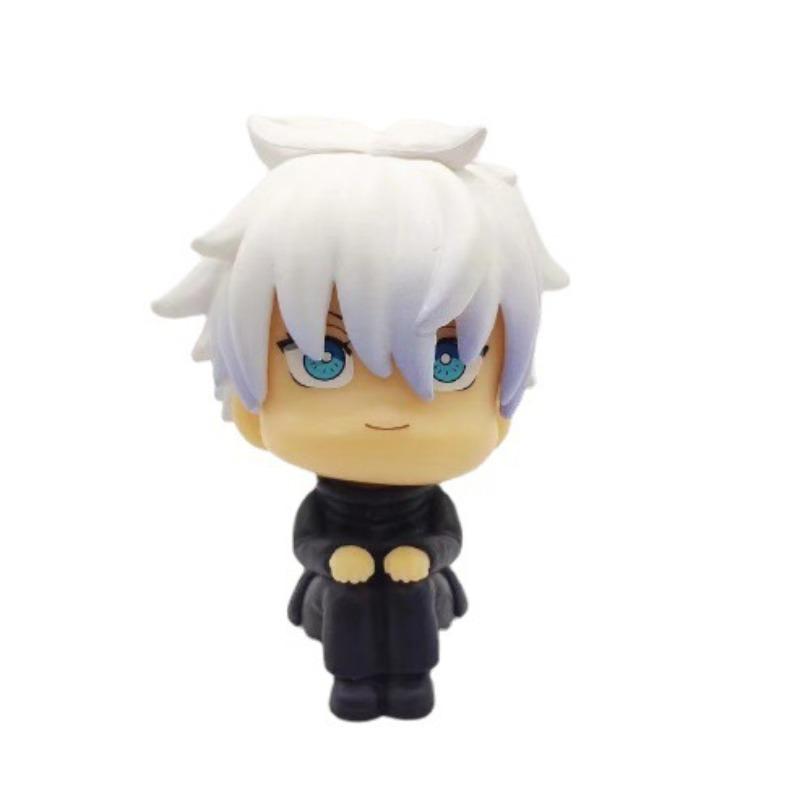 7-9cm Figura De Anime Jujutsu Kaisen Itadori Yuji Gojo Satori Fushiguro Megumi Kugisaki Kawaii Decoracin Coche Juguete Kid Friendly Entertaining Fun