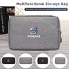 Cars Accessories Three-layer Charger Data Cable Organizer Bag For Volvo XC60 S60 V40 V50 V60 XC40 V70 XC90 V90 S90 S80 C30 S40