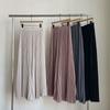 Mizqz Women Summer Pleats Wide Pants Mpn