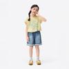 Xiaoyinman Girls' 10A Antibacterial Ruffle Sleeve T-Shirt