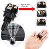 Car Wiper Spray Hose Set Black Flexible Hose Car Windshield Wiper Washer Nozzle T/Y/I Washer Connector Pipe Wipers Accessories