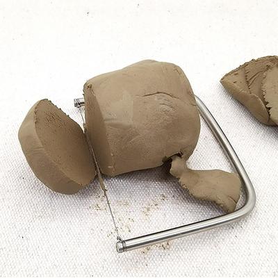 3-teiliger kreativer Drahtschneider für Ton, Abschneidewerkzeuge aus rostfreiem Stahl, langlebig für Töpferscheibenkeramik