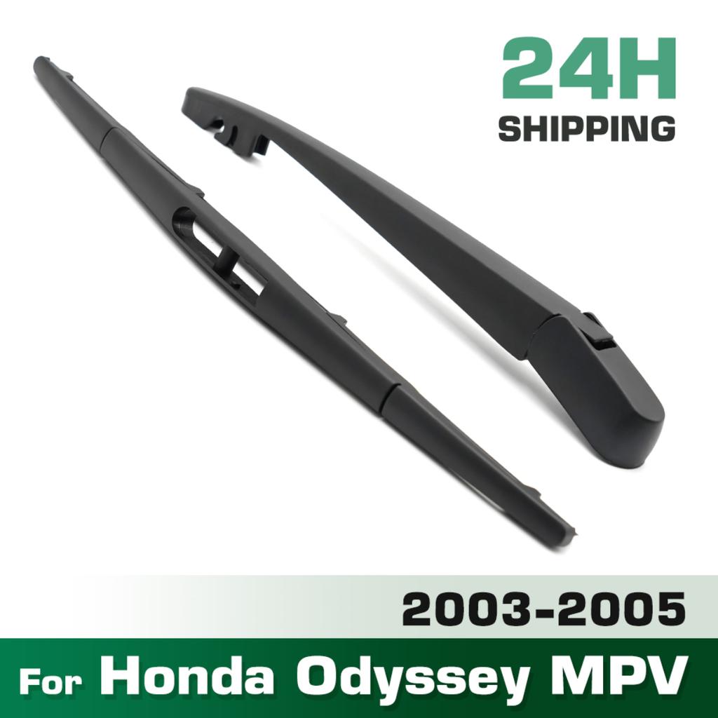 Wiper 12" Rear Wiper Blade & Arm Set Kit For Honda Odyssey MPV 2003 - 2005 Windshield Windscreen Tailgate Window Brush