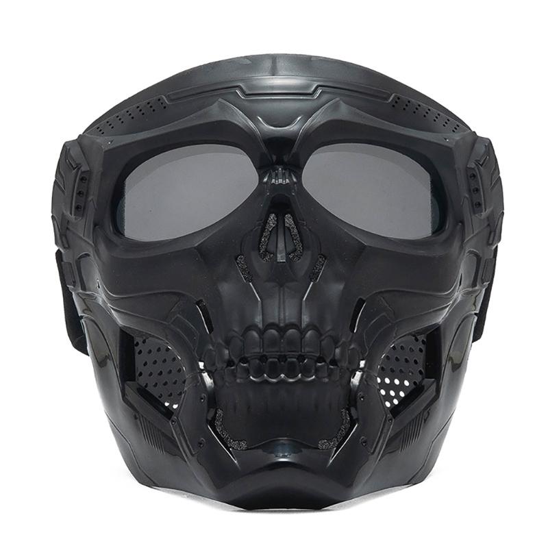 Motorcycle Goggles Removable Motorcycle Mask Dust Protections Goggles Windproof Face Mask AntiScratch Eyewear Durable