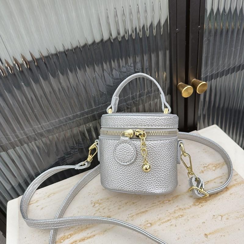 Stylish Mini Crossbody Bag For Kids Versatile Pu Material Breathable Design Perfect For Preschoolers In Black White Pink Blue Silver And Khaki