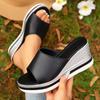 Fashion Women's Summer Fashion Wedge Sandals Lightweight Thick Sole Beach Slippers Wwoman Casual Outdoor Chunky Platform Sandalias Mujer