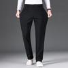 Men's Fleece-Lined Straight-Leg Casual Pants