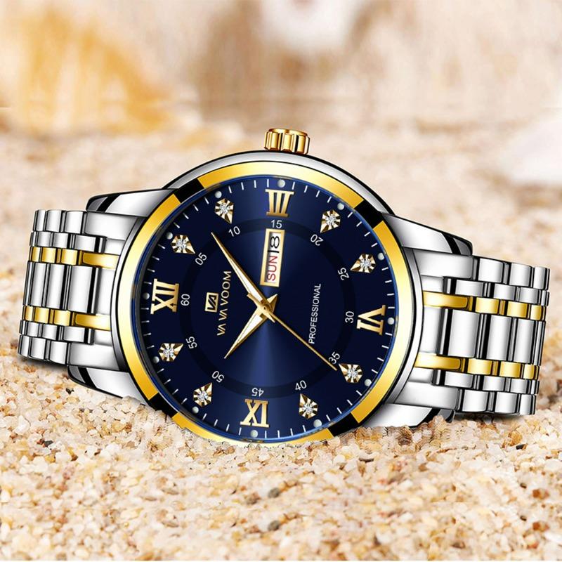Watch Men's High-end Watch Waterproof Versatile Calendar Temperament Large Dial Trend High Definition Men